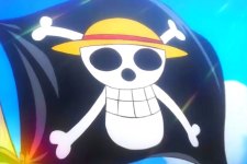Bandeira dos Piratas do Chapéu de Palha em One Piece