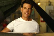 Tom Cruise como Pete "Maverick" Mitchell em Top Gun: Maverick