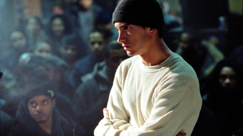 Eminem quase roubou papel em filme vencedor do Oscar Eminem como Jimmy em 8 Mile: Rua das Ilusões (Divulgação)