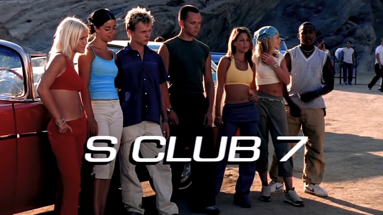 S Club 7 in the video for S Club Party (YouTube view)