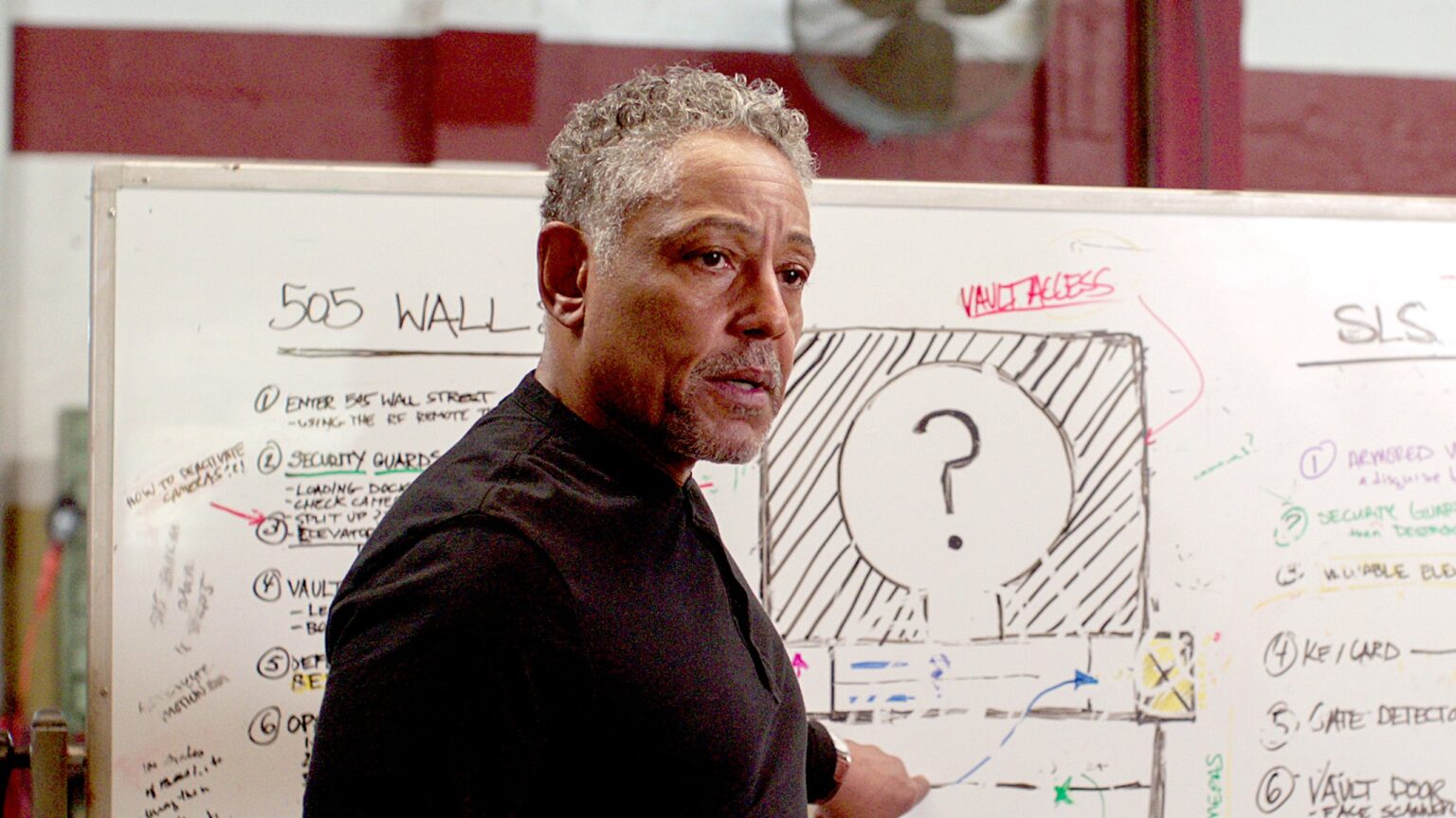 Caleidoscópio: Série interativa da Netflix é horrível, diz crítica Giancarlo Esposito como Leo Pap em Caleidoscópio