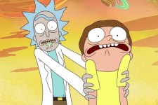 Rick Sanchez e Morty Smith em Rick and Morty