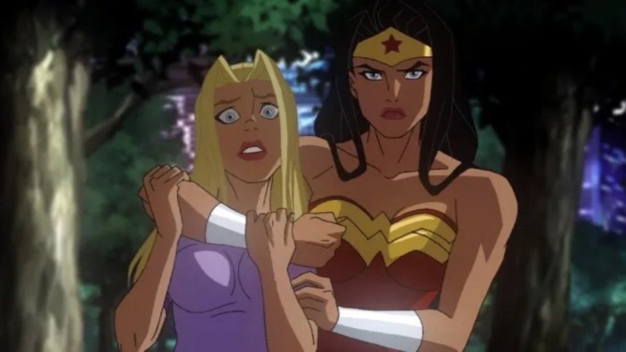 Supergirl e Mulher-Maravilha em Batman & Superman: Apocalipse
