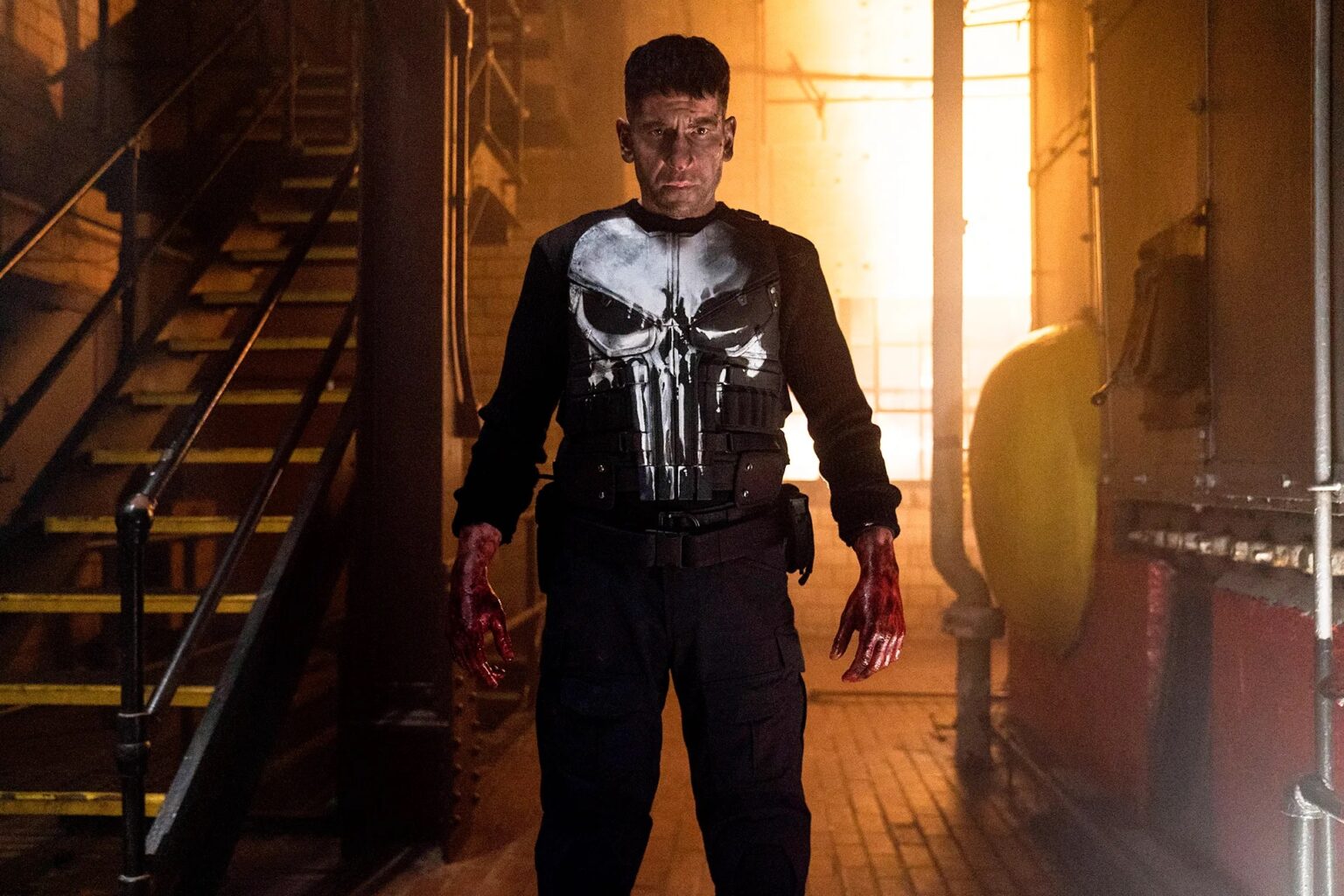 Justiceiro aparece em primeira imagem da nova série do Demolidor Jon Bernthal como Frank Castle em O Justiceiro