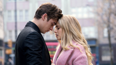 After – Depois do Desencontro Hero Fiennes Tiffin como Hardin e Josephine Langford como Tessa Young em After