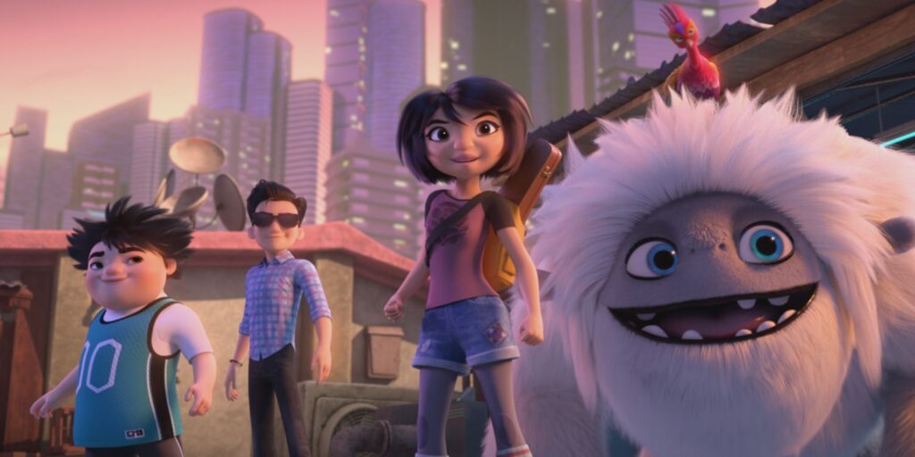 Postêr de Abominável e a Cidade Escondida