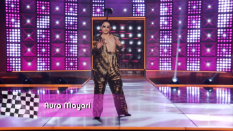 Aura Mayari em RuPaul's Drag Race (Reprodução/WOW)