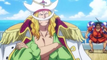 Barba Branca e Oden em One Piece