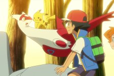Cena de Ash e Latios! em Pokémon