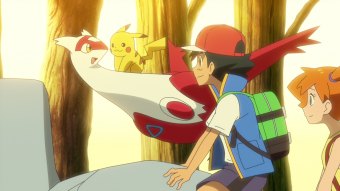 Cena de Ash e Latios! em Pokémon
