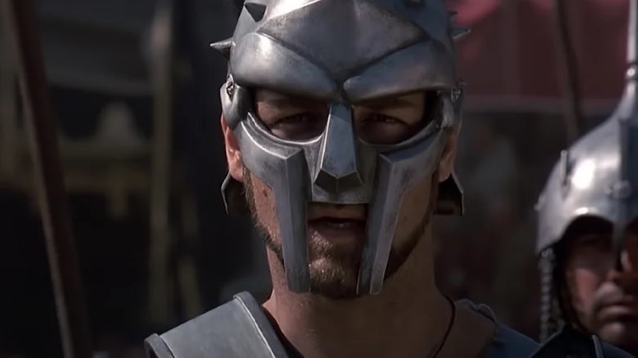 Russell Crowe em cena de Gladiador (Reprodução)