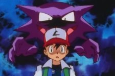 Ash e Haunter em Pokémon (Reprodução)
