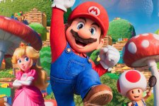 Princesa Peach, Mario e Toad em Super Mario Bros. O Filme