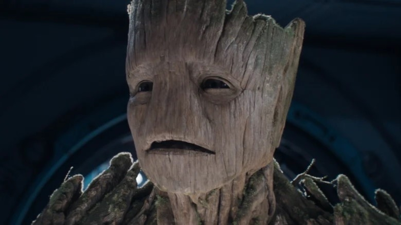 Groot (Vin Diesel) em Guardiões da Galáxia vol. 3 (Reprodução / Marvel)
