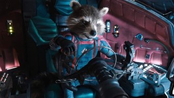 Rocket Raccoon (Bradley Cooper) em Guardiões da Galáxia vol. 3 (Reprodução / Marvel)