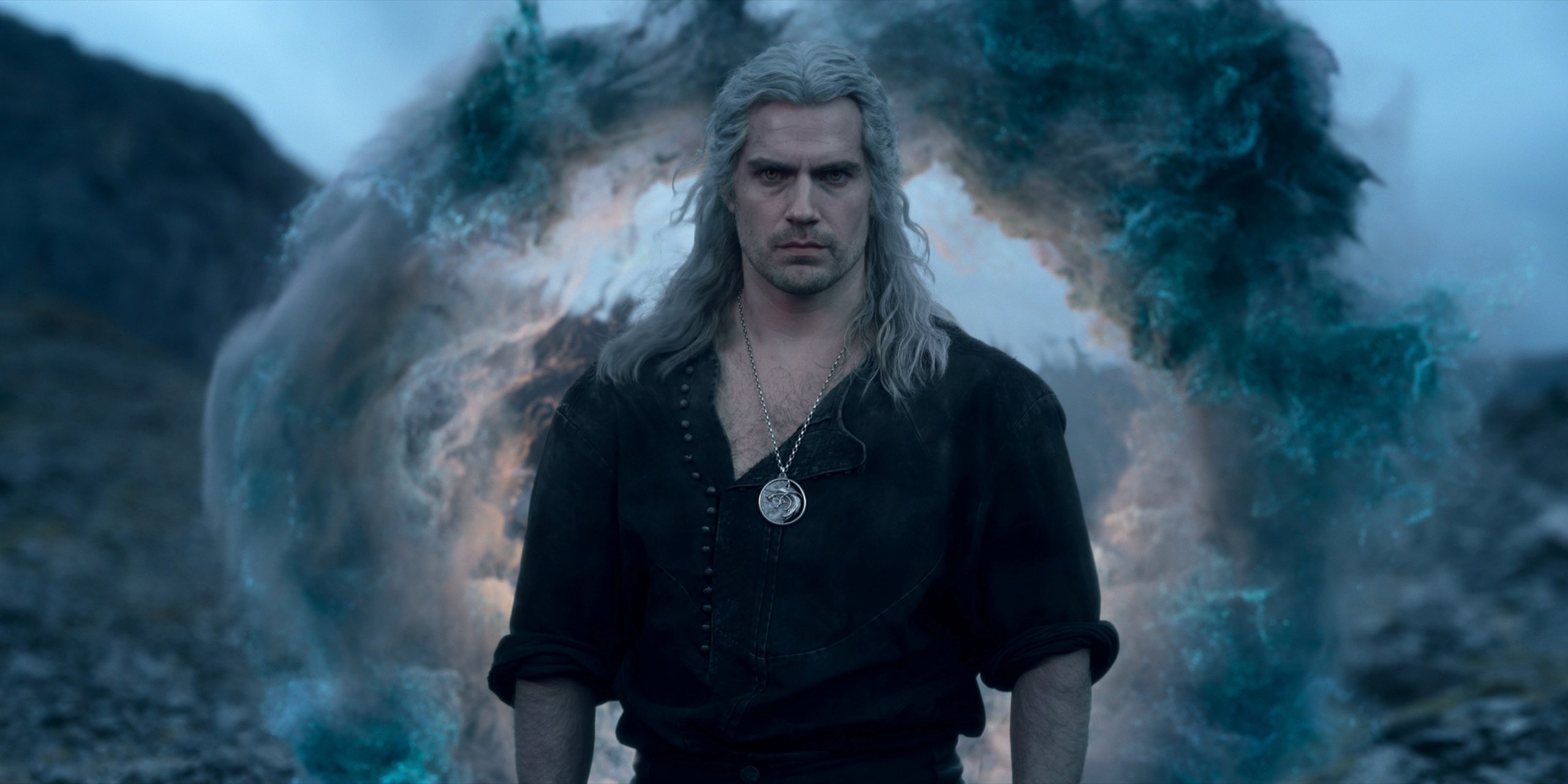 Geralt de Rivia (Henry Cavill) em The Witcher (Divulgação / Netflix)