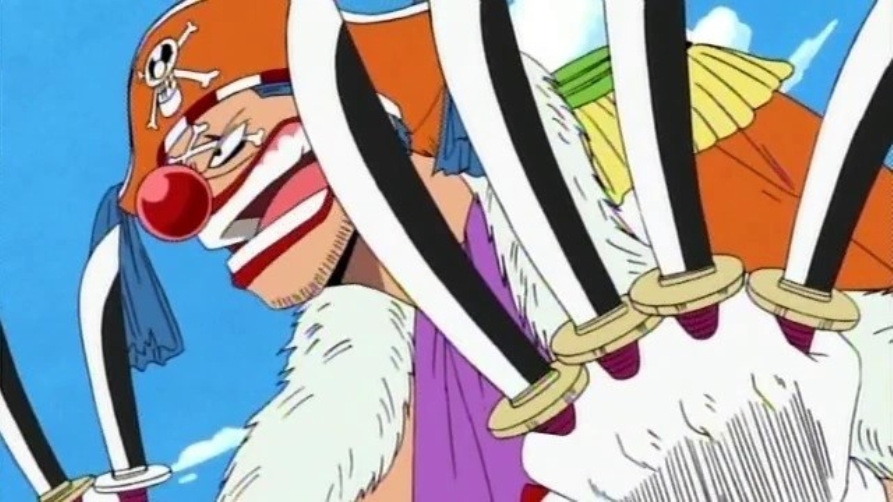 Buggy, o Palhaço no anime One Piece (Reprodução)