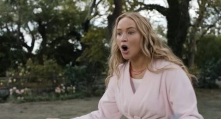 Maddie (Jennifer Lawrence) em Que Horas Eu Te Pego? (Reprodução)