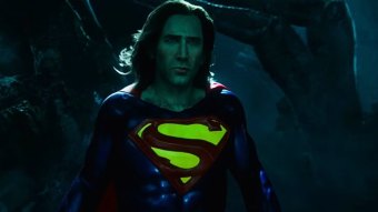 Nicolas Cage como Superman em The Flash (Reprodução / DC)