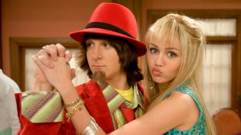 Mitchel Musso e Miley Cyrus em Hannah Montana