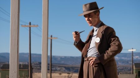 Cillian Murphy em Oppenheimer (Reprodução / Universal Pictures)