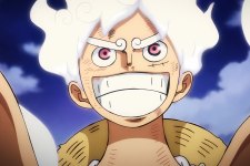 Luffy usa o Gear 5 em One Piece (Reprodução / Crunchyroll)
