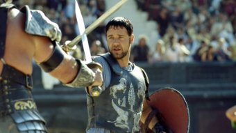Russell Crowe em Gladiador (Reprodução)