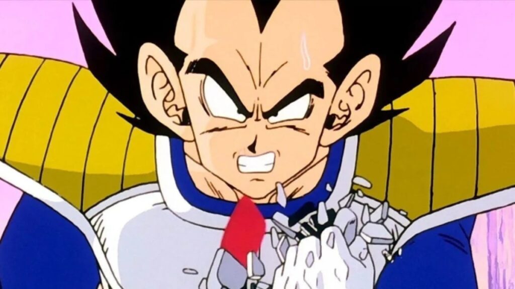 Por que Dragon Ball não é considerado um dos Três Grandes Shonen? Vegeta em Dragon Ball Z (Reprodução)