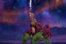 He-Man e Gato Guerreiro em Mestres do Universo: Salvando Eternia (Divulgação / Netflix)