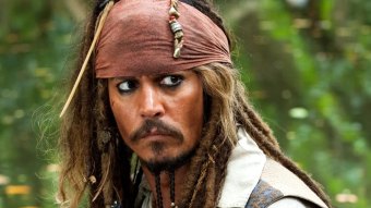 Johnny Depp como Capitão Jack Sparrow em Piratas do Caribe (Reprodução / Disney)
