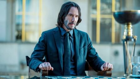 Keanu Reeves como John Wick (Reprodução / Lionsgate)