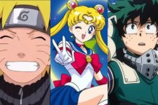 Naruto, Sailor Moon, Deku (Reprodução)