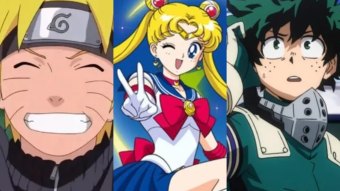 Naruto, Sailor Moon, Deku (Reprodução)