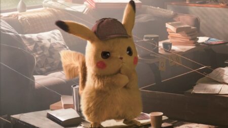 Pikachu em Pokémon: Detetive Pikachu (Reprodução / Warner Bros.)