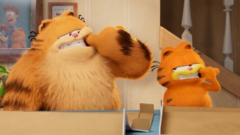 Cena de Garfield - Fora de Casa (Divulgação / Sony Pictures)
