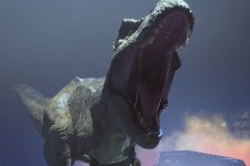 T-Rex em Jurassic World: Chaos Theory (Reprodução / Netflix)