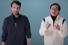 Ralph Macchio e Jackie Chan (Reprodução)