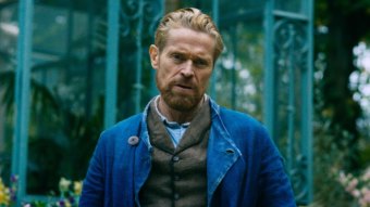 Willem Dafoe como Vincent van Gogh em No Portal da Eternidade (Reprodução)