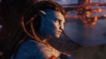 Sam Worthington em Avatar: O Caminho da Água (Reprodução)