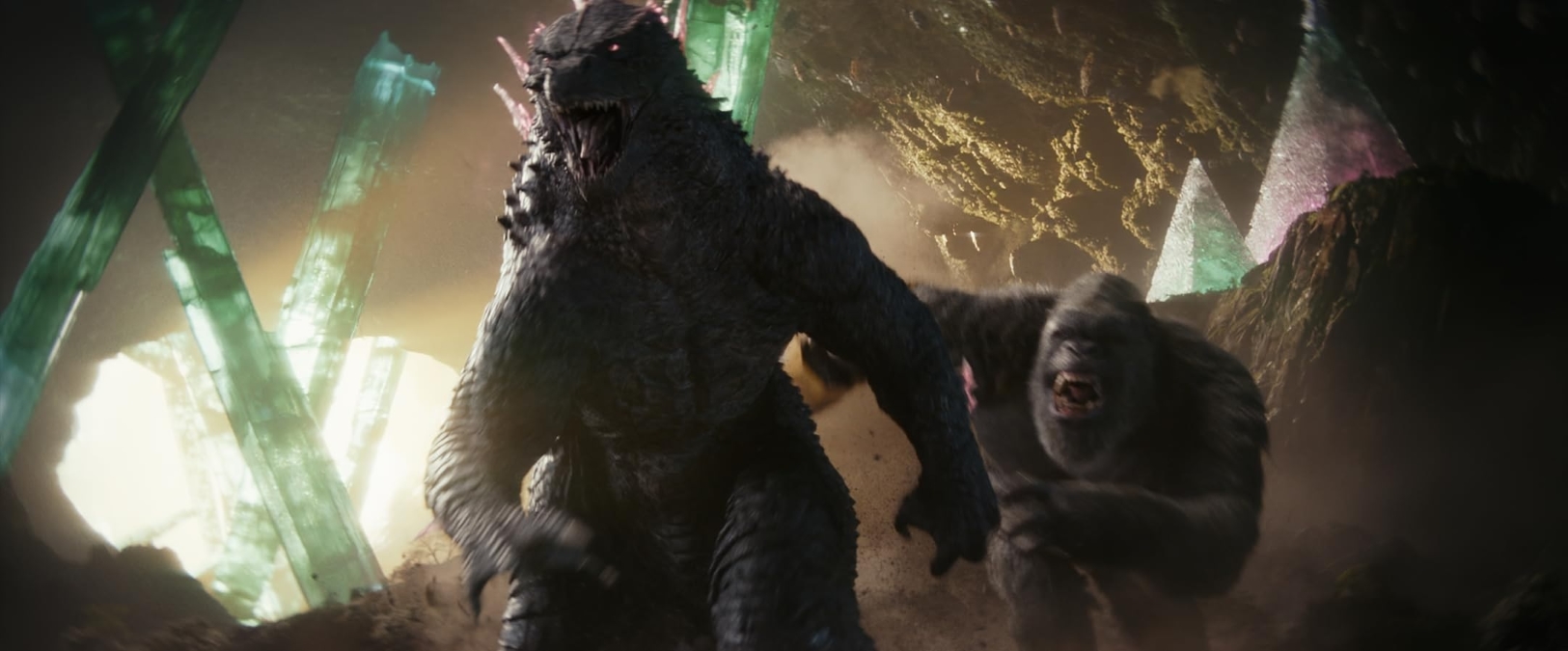 Cena de Godzilla e Kong: O Novo Império (Reprodução / Warner Bros.)