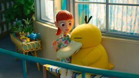Haru e Psycuck em A Concierge Pokémon (Divulgação / Netflix)