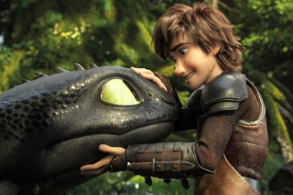 Filmagens do live-action Como Treinar o Seu Dragão tem inicio Banguela e Soluço em Como Treinar o Seu Dragão (Reprodução / DreamWorks)