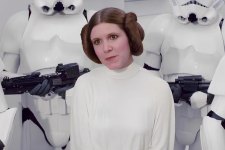 Carrie Fisher como Leia em Star Wars (Reprodução / Lucasfilm)