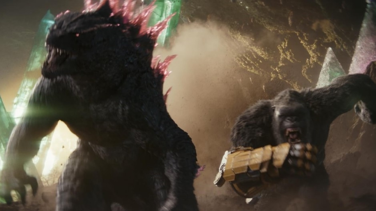 Cena de Godzilla e Kong: O Novo Império (Reprodução)