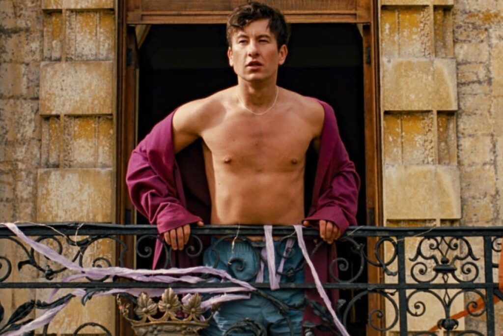 Barry Keoghan como Oliver em Saltburn (Reprodução / Prime Video)