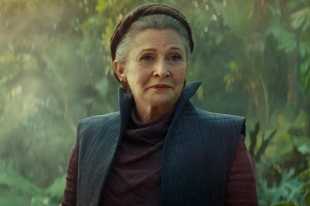 Como Leia aprendeu a se tornar um Fantasma da Força? Carrie Fisher como Leia na franquia Star Wars (Reprodução / Lucasfilm)