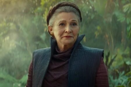 Carrie Fisher como Leia na franquia Star Wars (Reprodução / Lucasfilm)