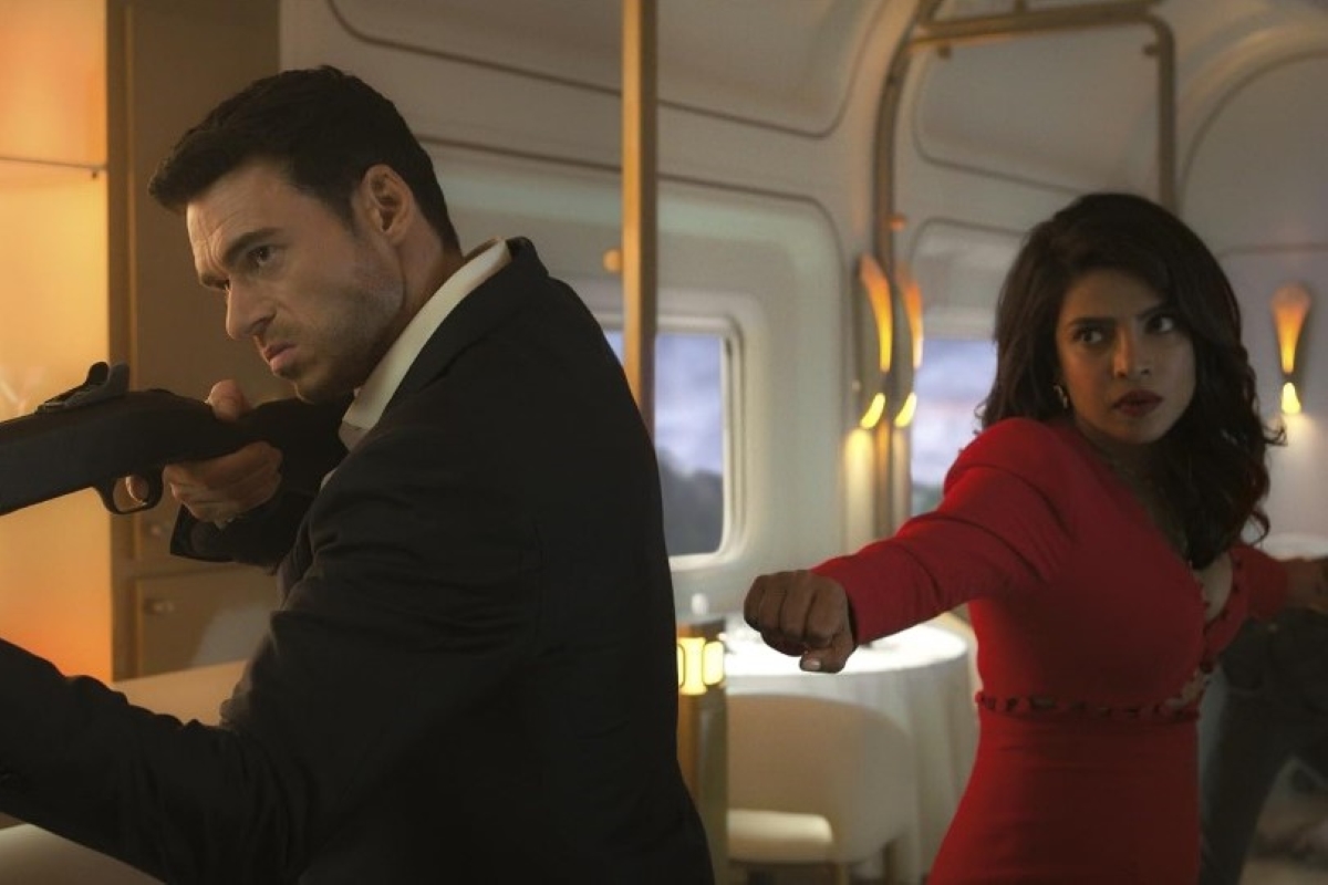 Richard Madden e Priyanka Chopra Jonas em Citadel (Reprodução / Prime Video)