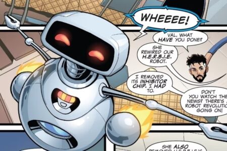 Herbie na HQ do Quarteto Fantástico (Reprodução / Marvel Comics)