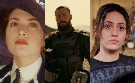 Cinco artistas que casaram com diretores Kate Winslet, Aaron Taylor-Johnson, Emmy Rossum (Reprodução)